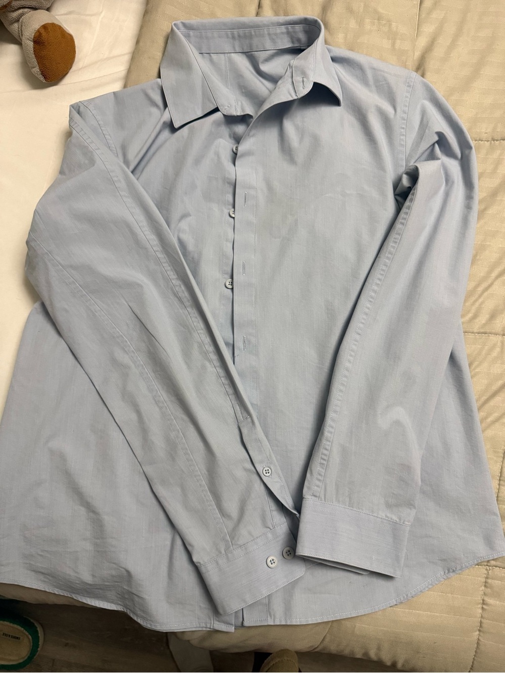 lululemon athletica Light Blue Men's Dress Shirt